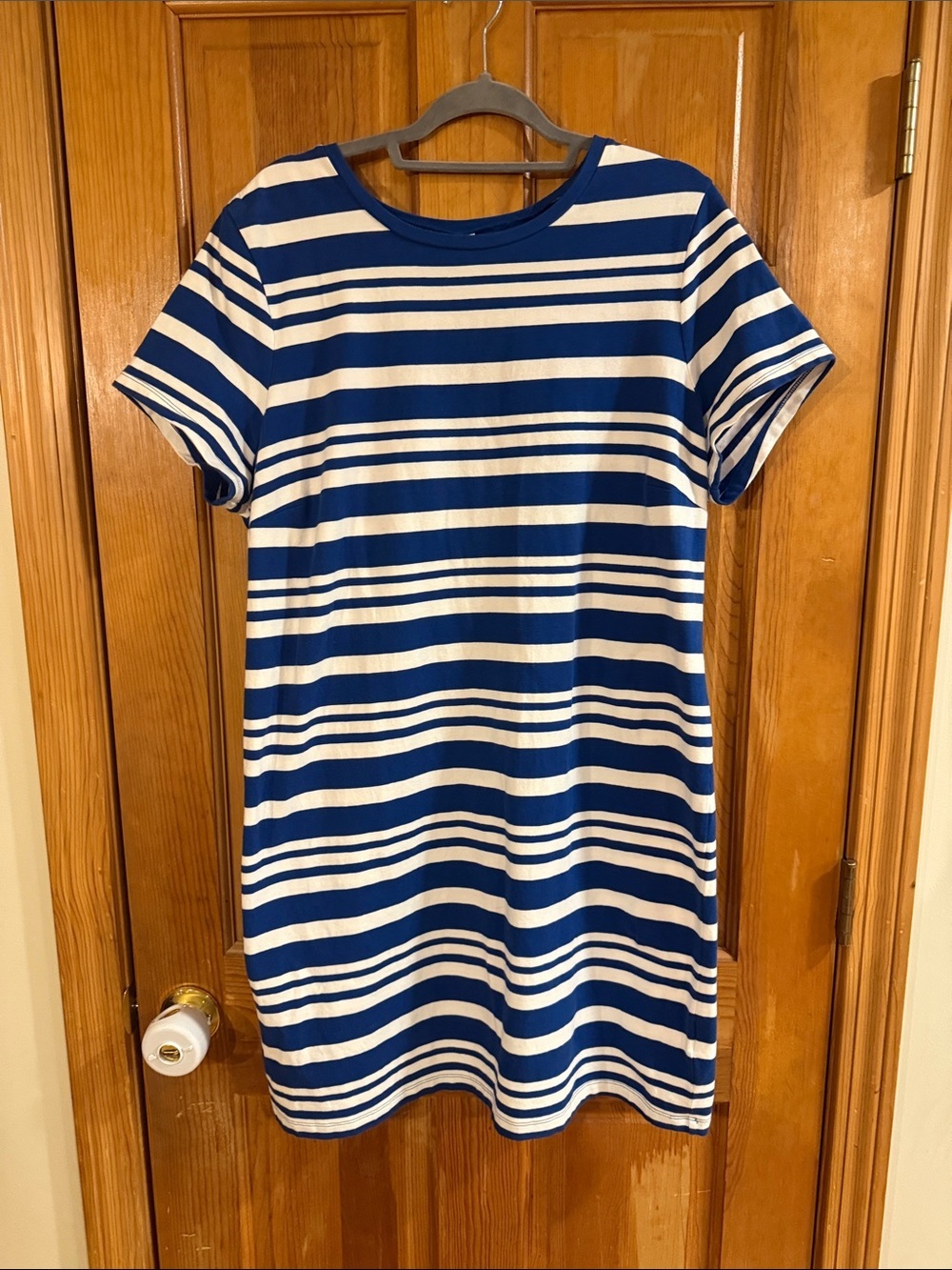 Old Navy striped crew neck tee shirt dress size XXlarge.